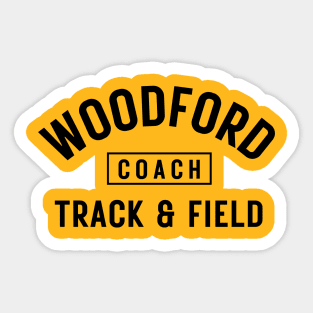 Customized Woodford Track and Field Sticker